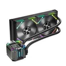 1STPLAYER X-240 ARGB AIO Liquid CPU Cooler - Black